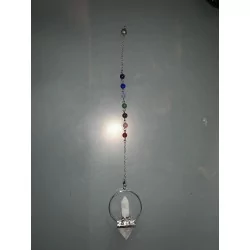 Pendule 7 Chakra En Pierre Naturelle - Magie Kali - Boutique ésotérique, spiritisme et occultisme en ligne
