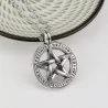Lemegeton Collier avec pendentif pentagramme et futhark - Magie Kali - Boutique ésotérique, spiritisme et occultisme en ligne