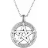 Lemegeton Collier avec pendentif pentagramme et futhark - Magie Kali - Boutique ésotérique, spiritisme et occultisme en ligne