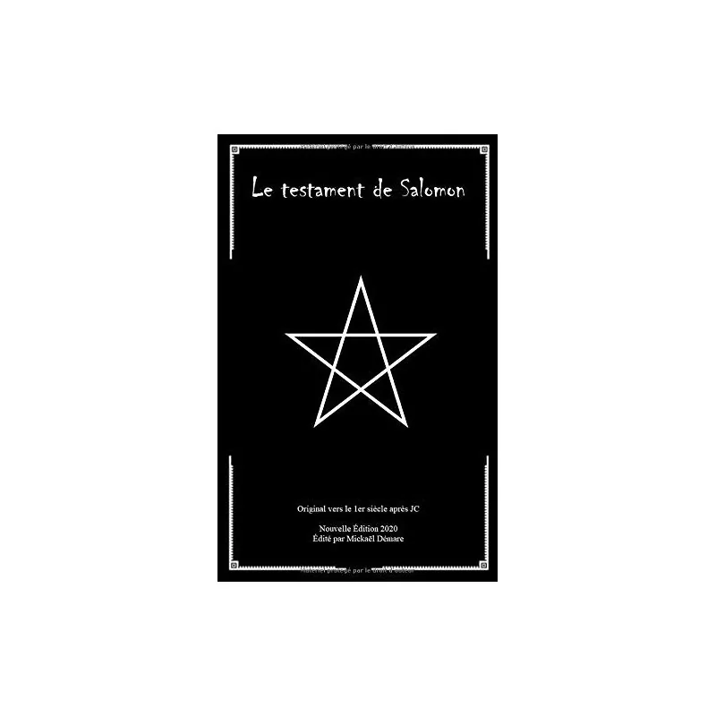 Le testament de salomon - Magie Kali - Boutique ésotérique, spiritisme et occultisme en ligne