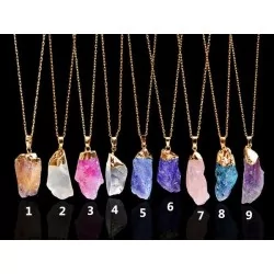 Pendentif de Cristaux Naturel - Magie Kali - Boutique ésotérique, spiritisme et occultisme en ligne