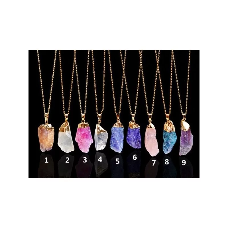 Pendentif de Cristaux Naturel - Magie Kali - Boutique ésotérique, spiritisme et occultisme en ligne