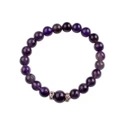 Bracelet en perle d'améthyste - Magie Kali - Boutique ésotérique, spiritisme et occultisme en ligne