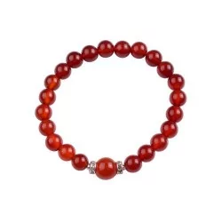 Bracelet en perle de Cornaline - Magie Kali - Boutique ésotérique, spiritisme et occultisme en ligne