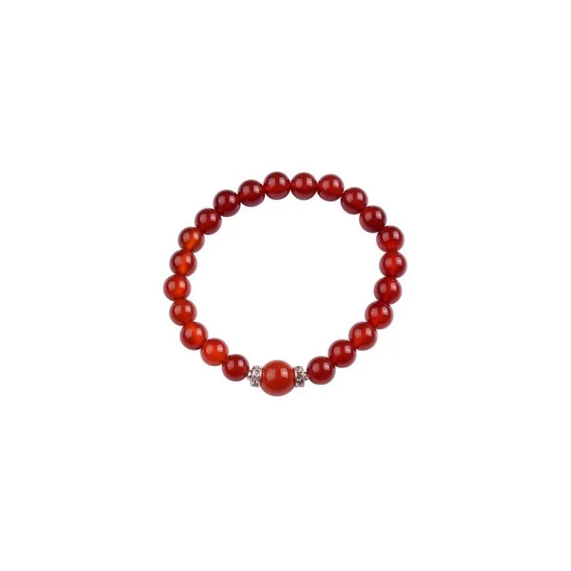 Bracelet en perle de Cornaline - Magie Kali - Boutique ésotérique, spiritisme et occultisme en ligne