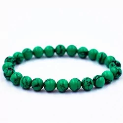Bracelet en perle de Malachite - Magie Kali - Boutique ésotérique, spiritisme et occultisme en ligne