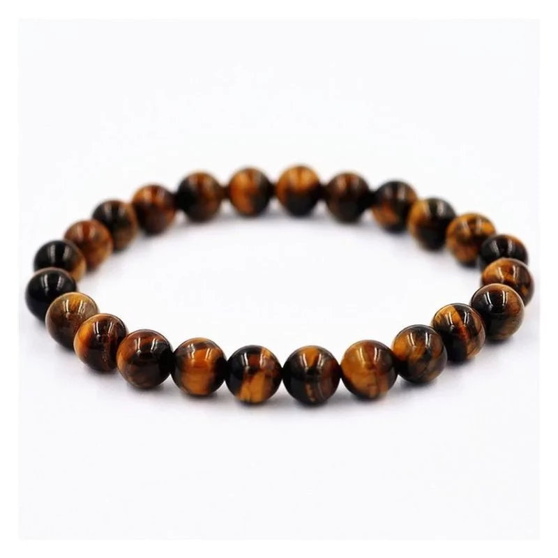 Bracelet en perle d'Œil du tigre - Magie Kali - Boutique ésotérique, spiritisme et occultisme en ligne