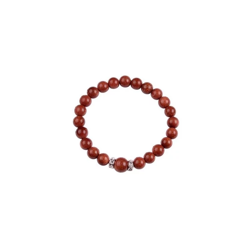 Bracelet en perle de Pierre du soleil - Magie Kali - Boutique ésotérique, spiritisme et occultisme en ligne