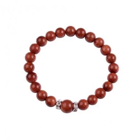 Bracelet en perle de Pierre du soleil - Magie Kali - Boutique ésotérique, spiritisme et occultisme en ligne