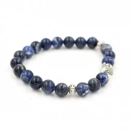 Bracelet en perle de Sodalite - Magie Kali - Boutique ésotérique, spiritisme et occultisme en ligne Bracelet en perle de Sodalite - Magie Kali - Boutique ésotérique, spiritisme et occultisme en ligne
