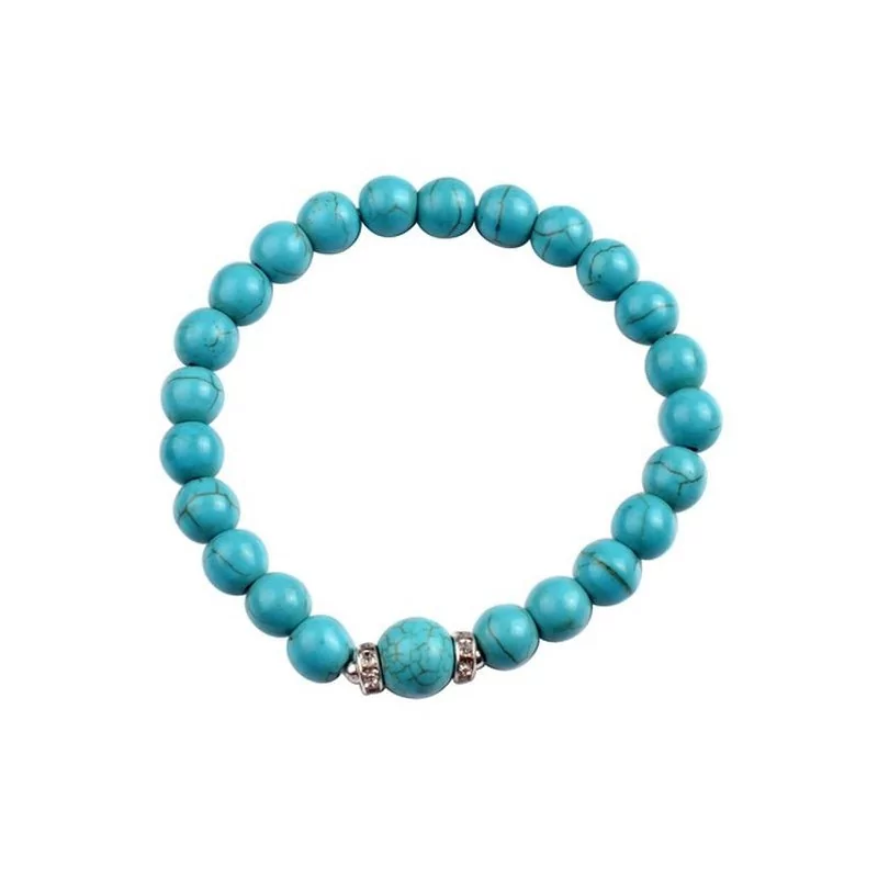 Bracelet en perle de Turquoise - Magie Kali - Boutique ésotérique, spiritisme et occultisme en ligne