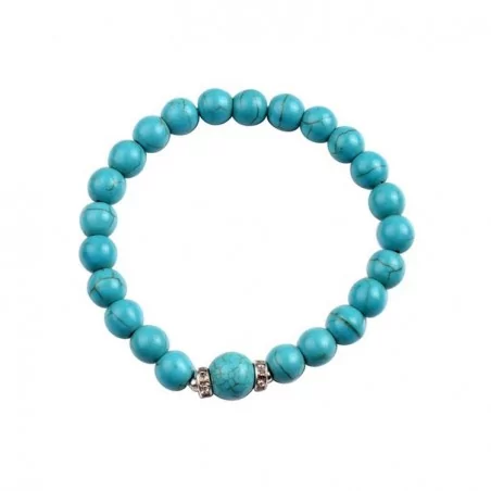 Bracelet en perle de Turquoise - Magie Kali - Boutique ésotérique, spiritisme et occultisme en ligne Bracelet en perle de Turquoise - Magie Kali - Boutique ésotérique, spiritisme et occultisme en ligne