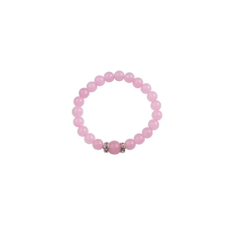 Bracelet en perle de quartz rose - Magie Kali - Boutique ésotérique, spiritisme et occultisme en ligne