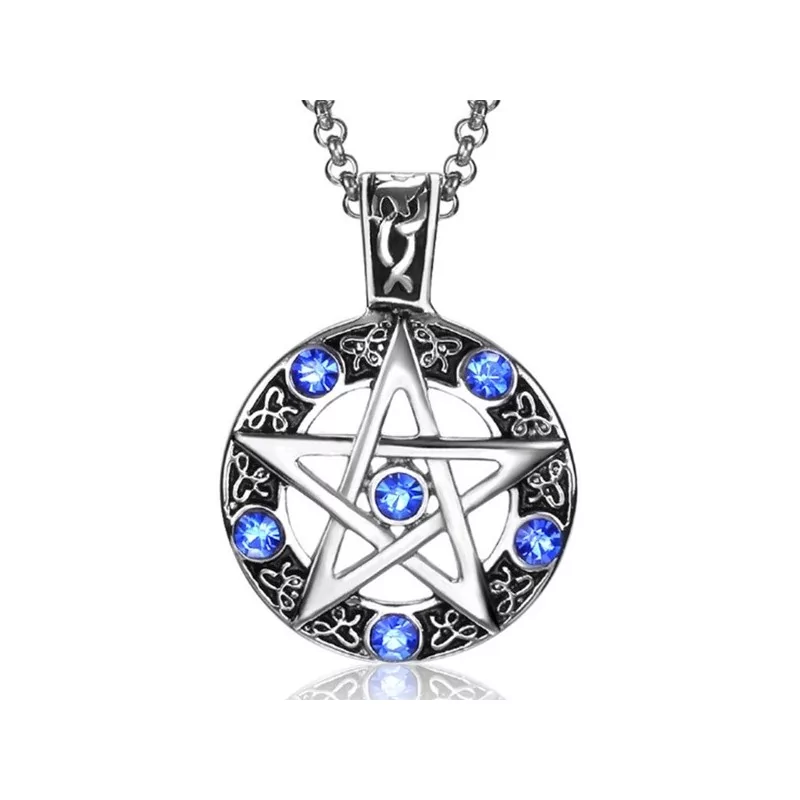 COLLIER AVEC PENDENTIF PENTAGRAMME - Magie Kali - Boutique ésotérique, spiritisme et occultisme en ligne