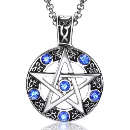 COLLIER AVEC PENDENTIF PENTAGRAMME - Magie Kali - Boutique ésotérique, spiritisme et occultisme en ligne